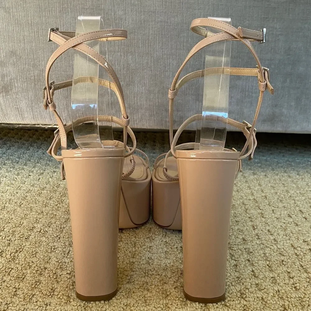 Paris Texas Blush Platform Sandals